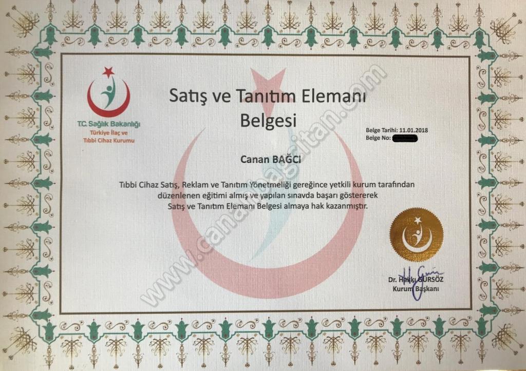 Satış ve Tanıtım Elemanı Sertifikası